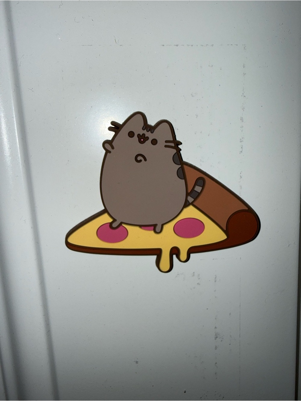 Pusheen the cat pizza magnet #pusheen #cat